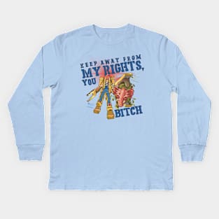 GET AWAY FROM HER Kids Long Sleeve T-Shirt